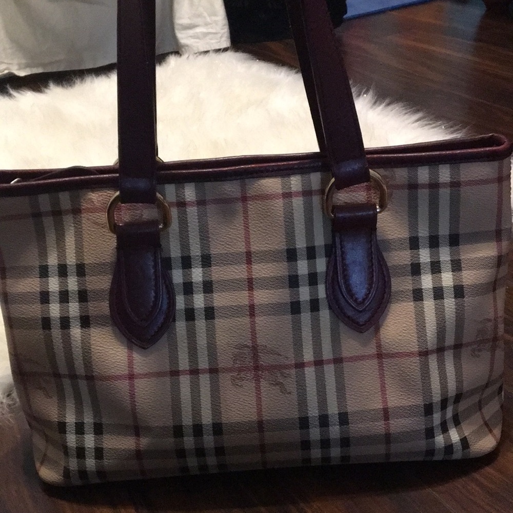 Burberry haymarket check bag